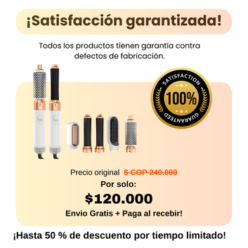 GLAM AIR- Cepillo Profissionale 5 en 1